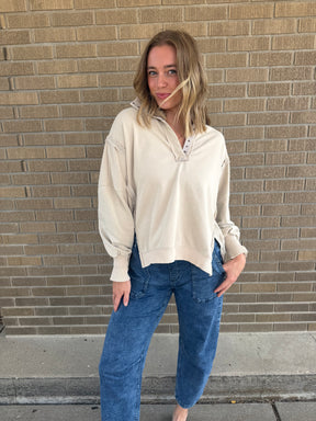 FP Inspired Pullover - Bone