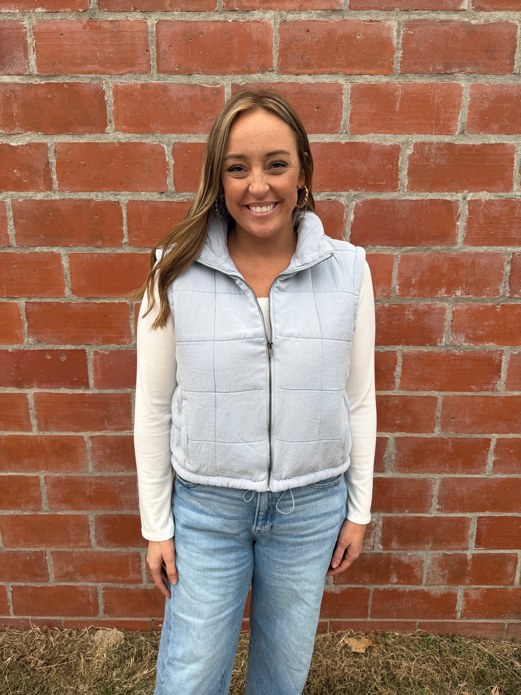 Brina Vest - Light Denim