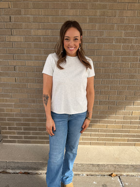 Asher Tee - Heather Grey