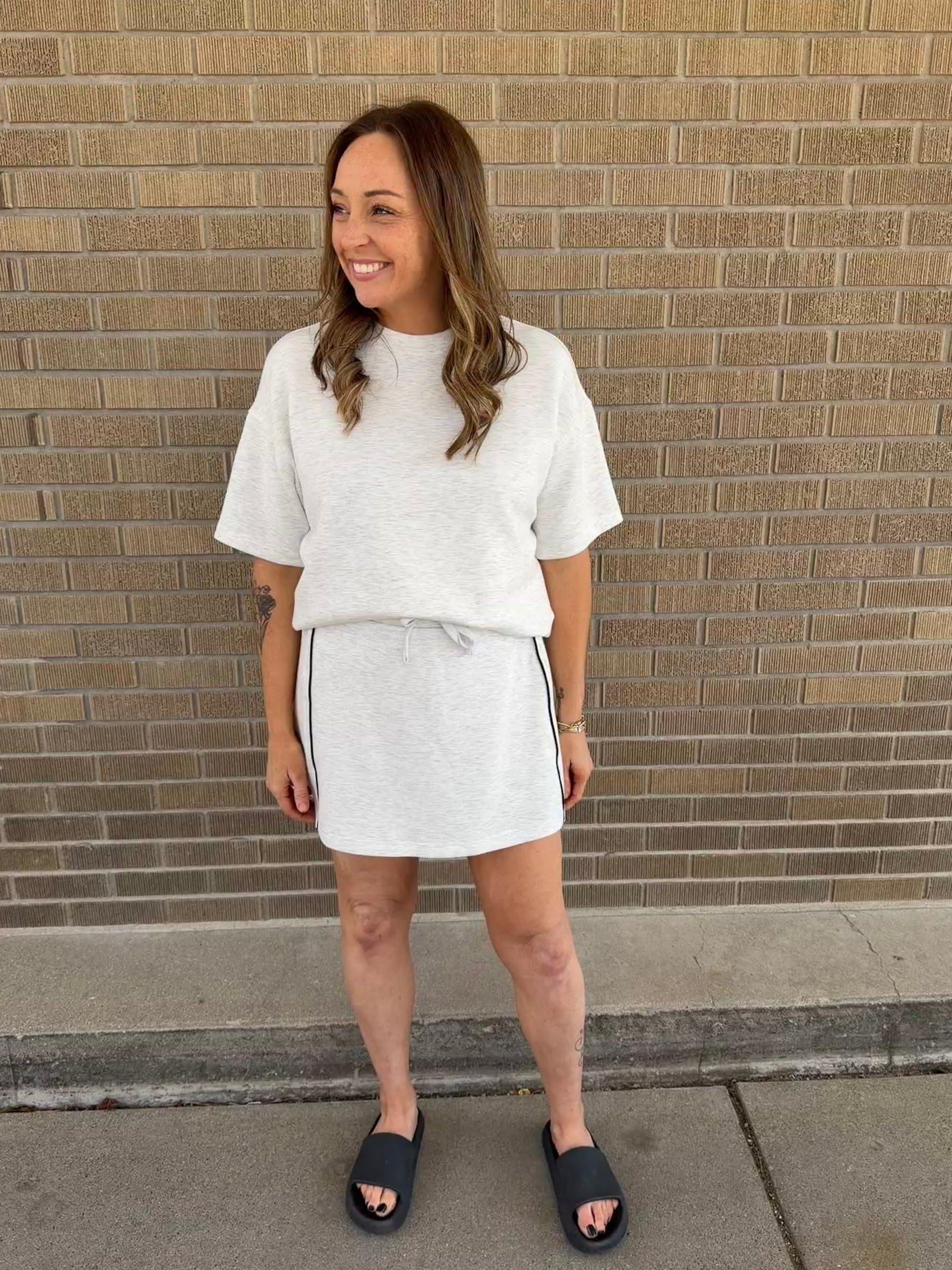Buttery Soft Modal Tee - Light Grey