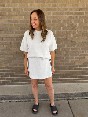 Buttery Soft Modal Tee - Light Grey