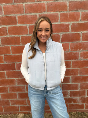 Brina Vest - Light Denim