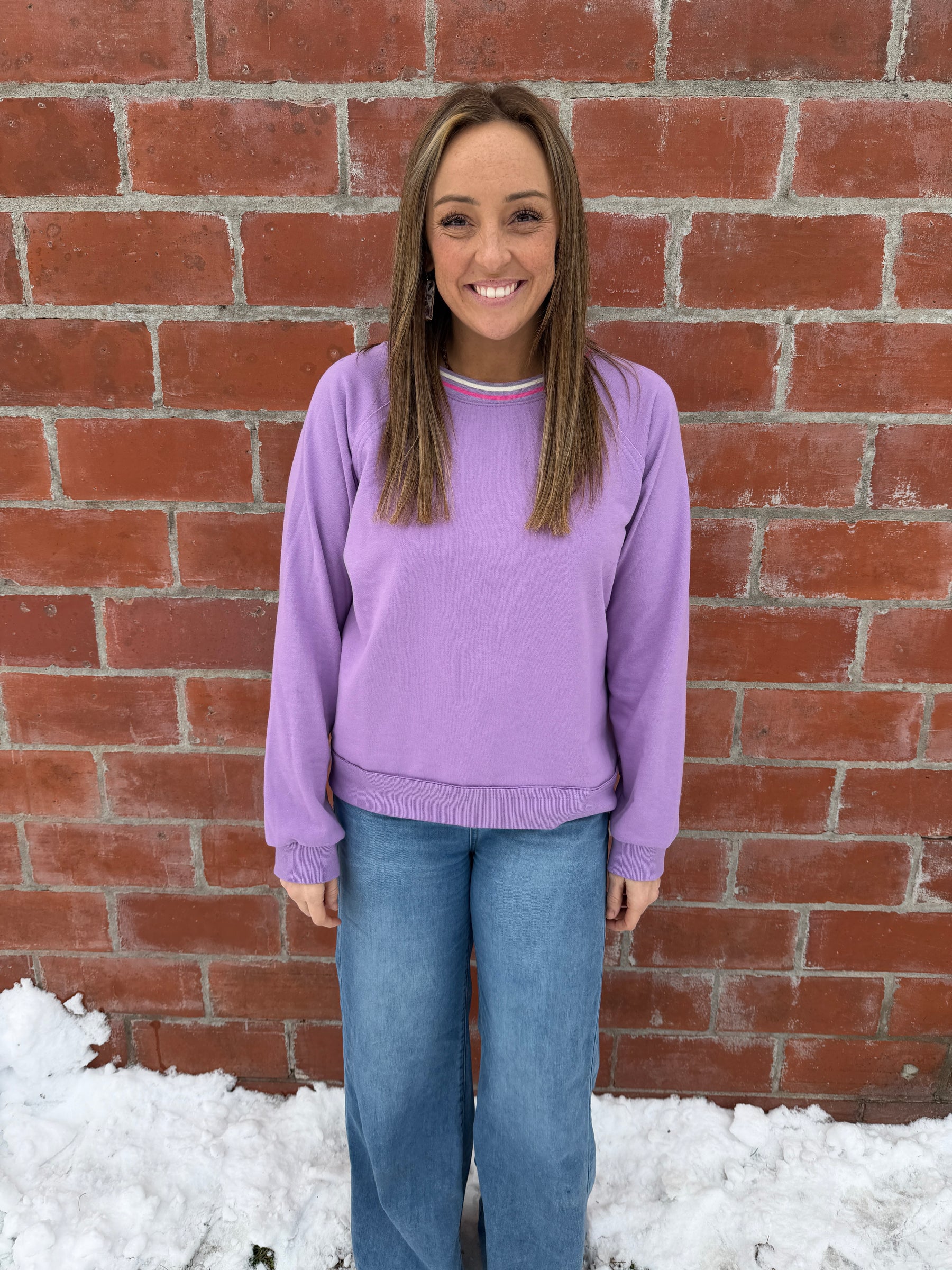 Pretty In Purple Pullover