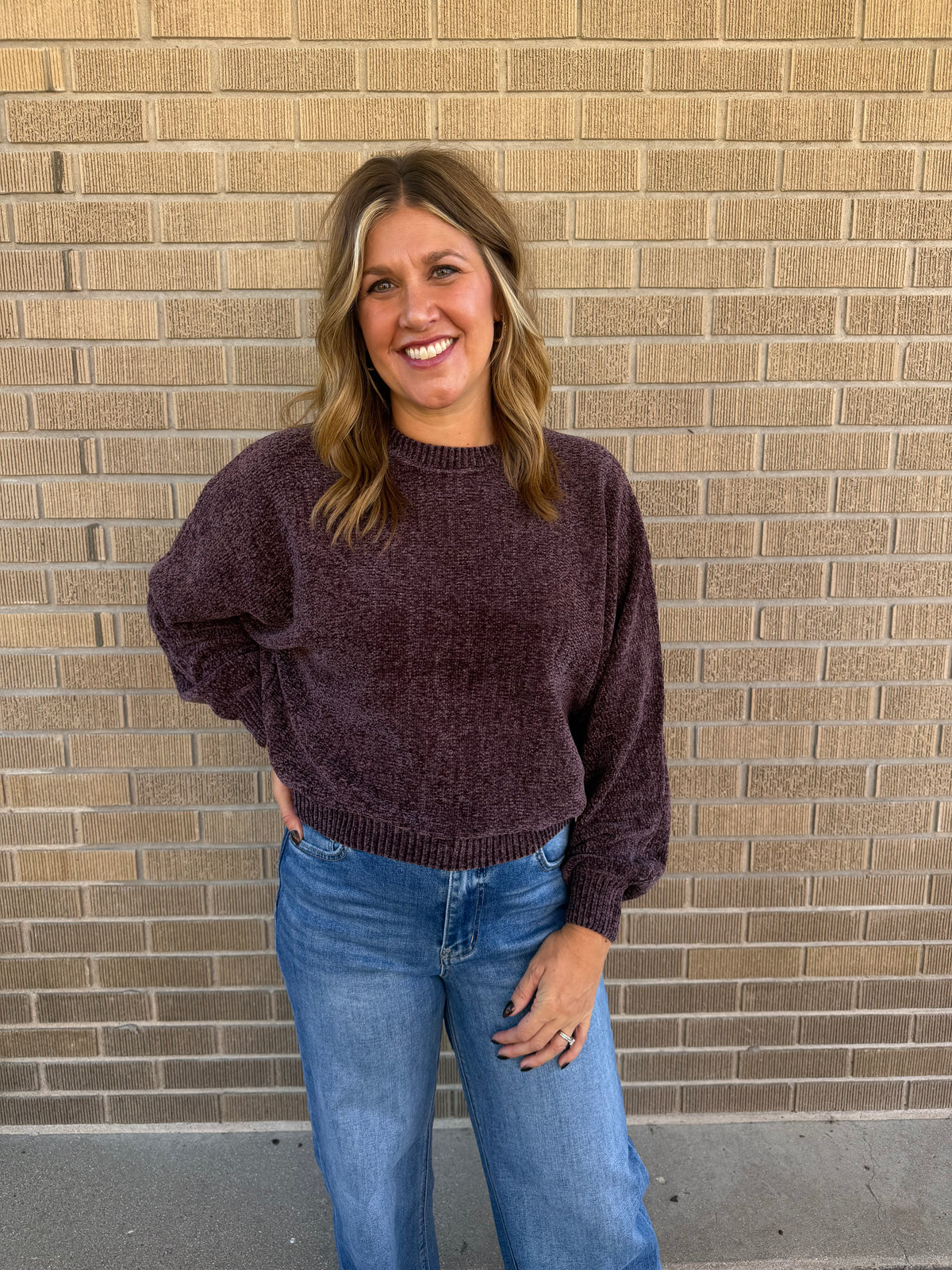 Cocoa Chenille Sweater
