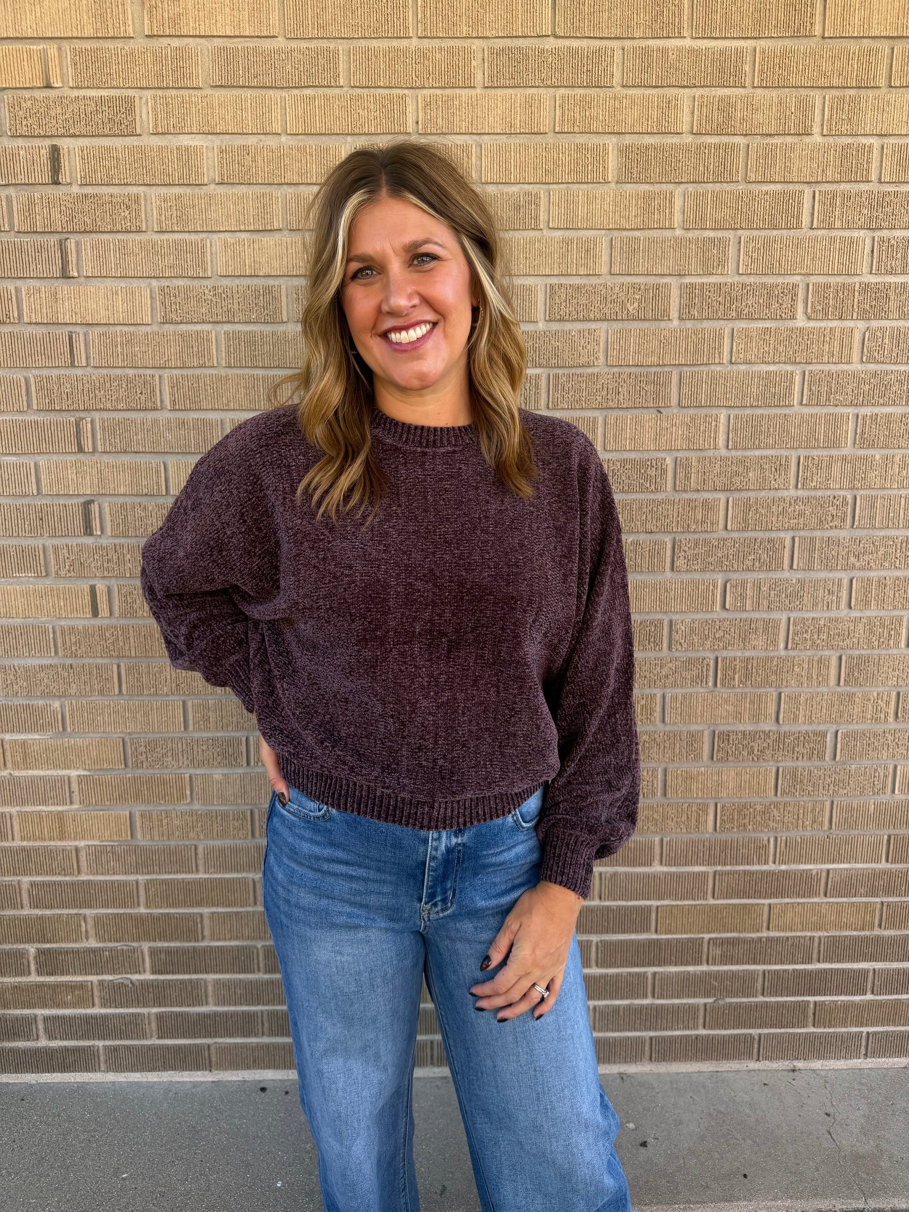 Cocoa Chenille Sweater