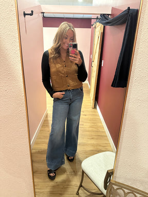 Silky Soft Camel Vest