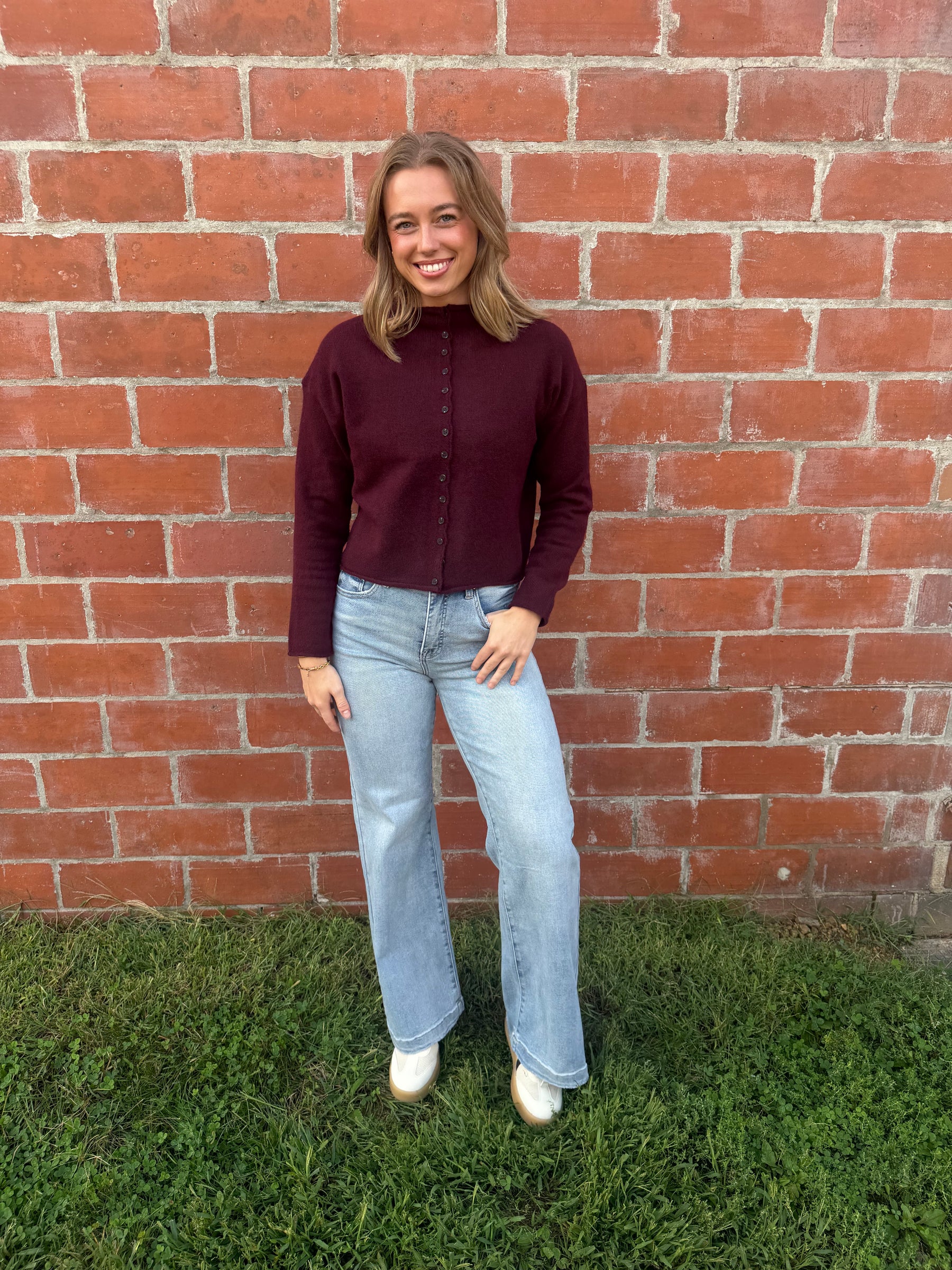 Oxblood Cardi