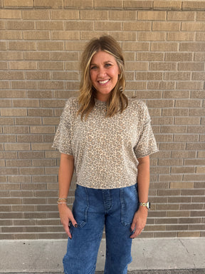 Leopard Sweater Tee
