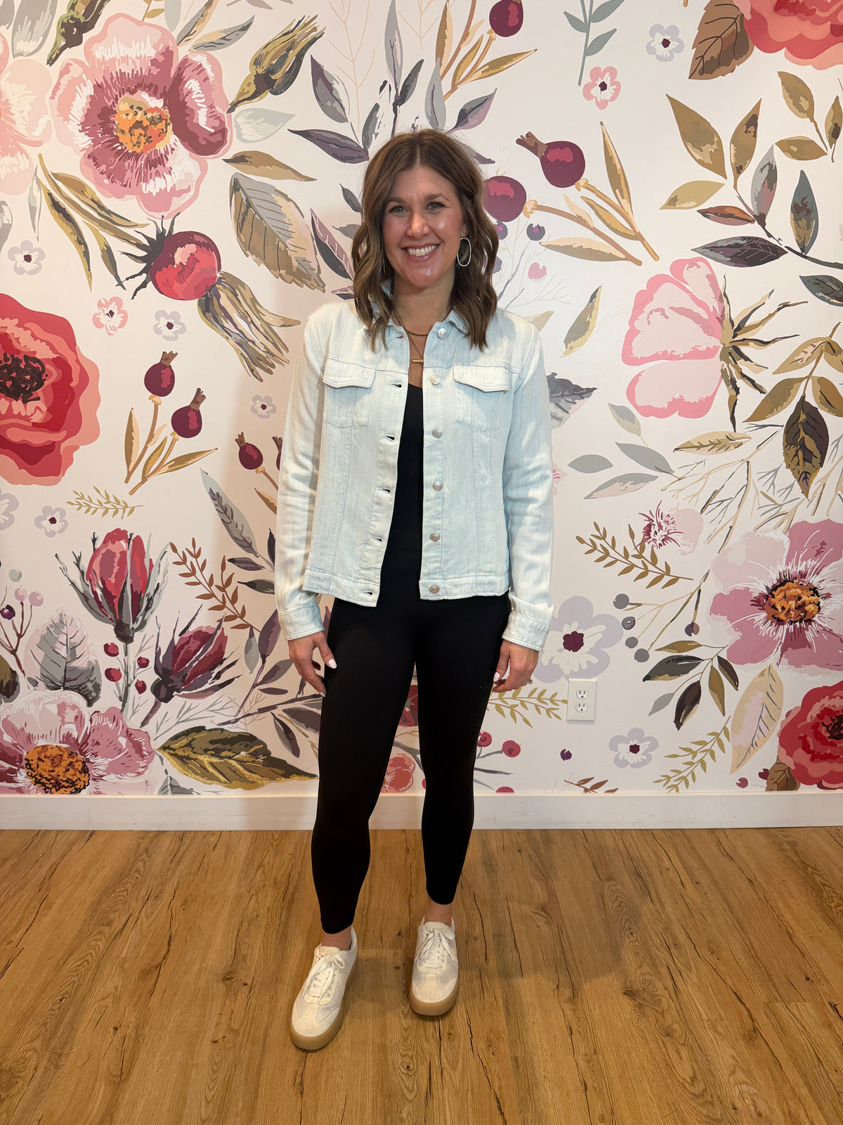 Jackie Jacket - Mia Pinstripe