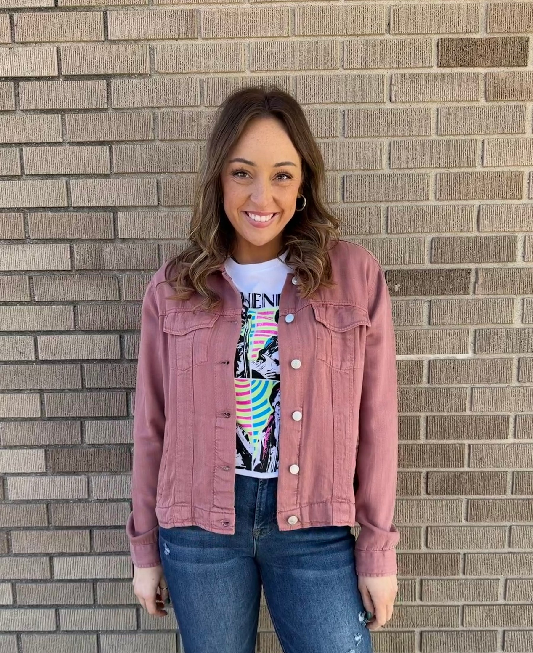 Jackie Jacket - Washed Rose