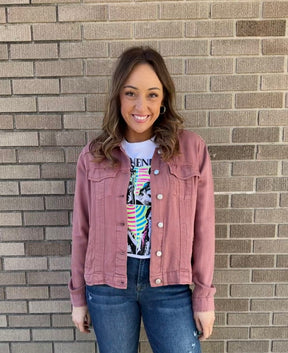 Jackie Jacket - Washed Rose