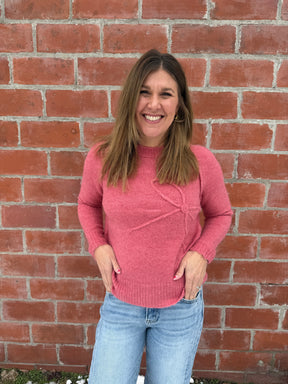 Girly Girl Pink Bow Sweater