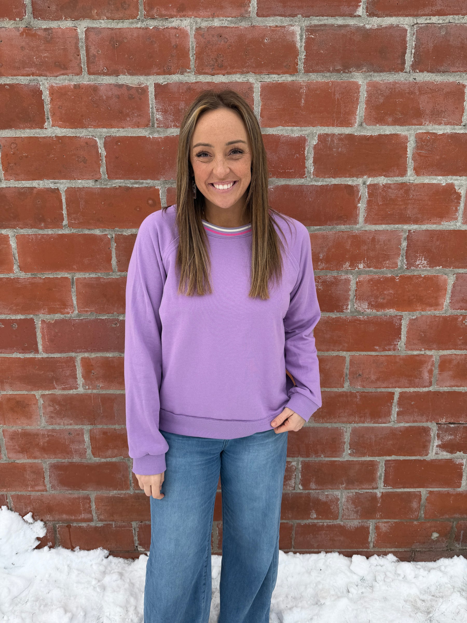 Pretty In Purple Pullover