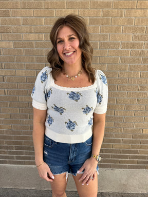 Let's Go Girls Floral Top