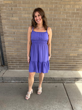 Purple Mini Dress