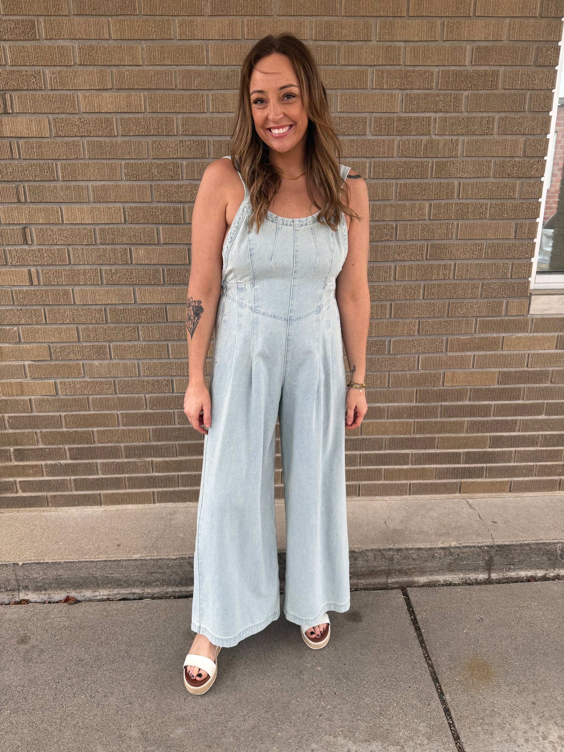That One Denim Jumpsuit