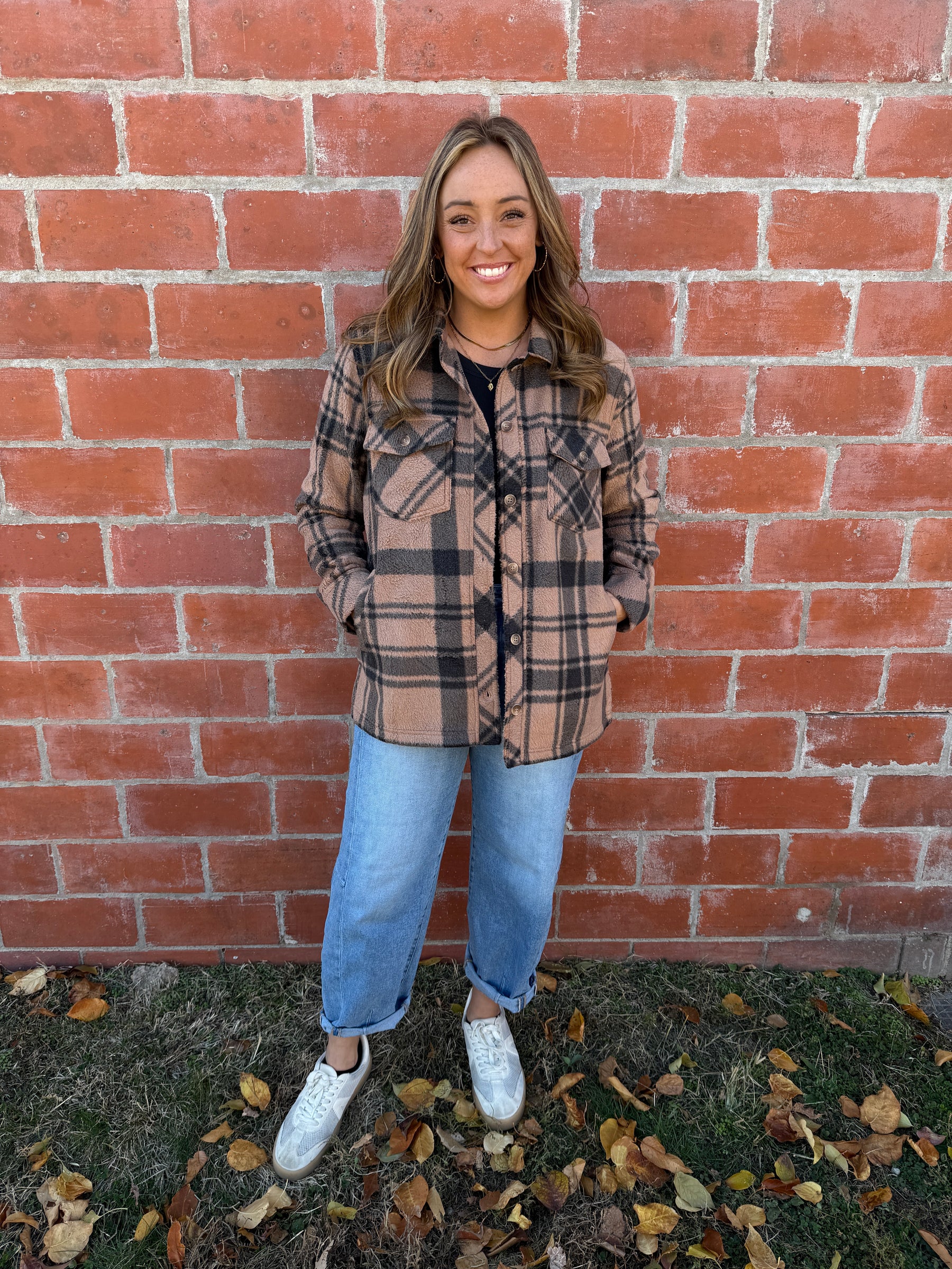 Sante Fe Jacket - Pecan Black Plaid