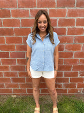Benny Shirt - Heather Blue