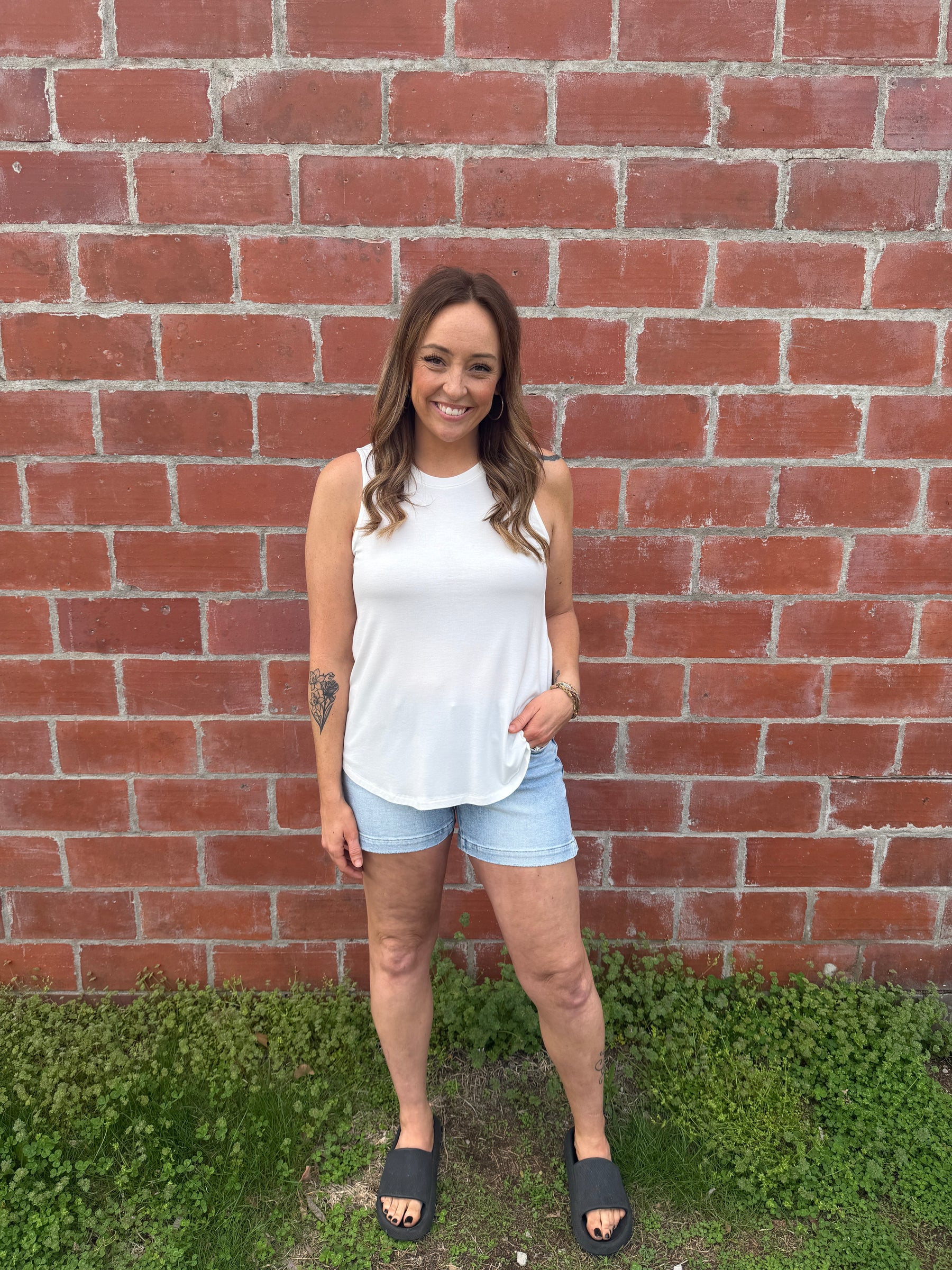 Everyday Basic Tank - White
