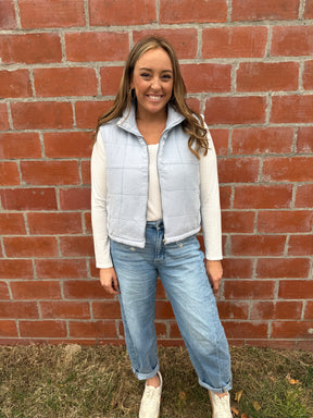 Brina Vest - Light Denim