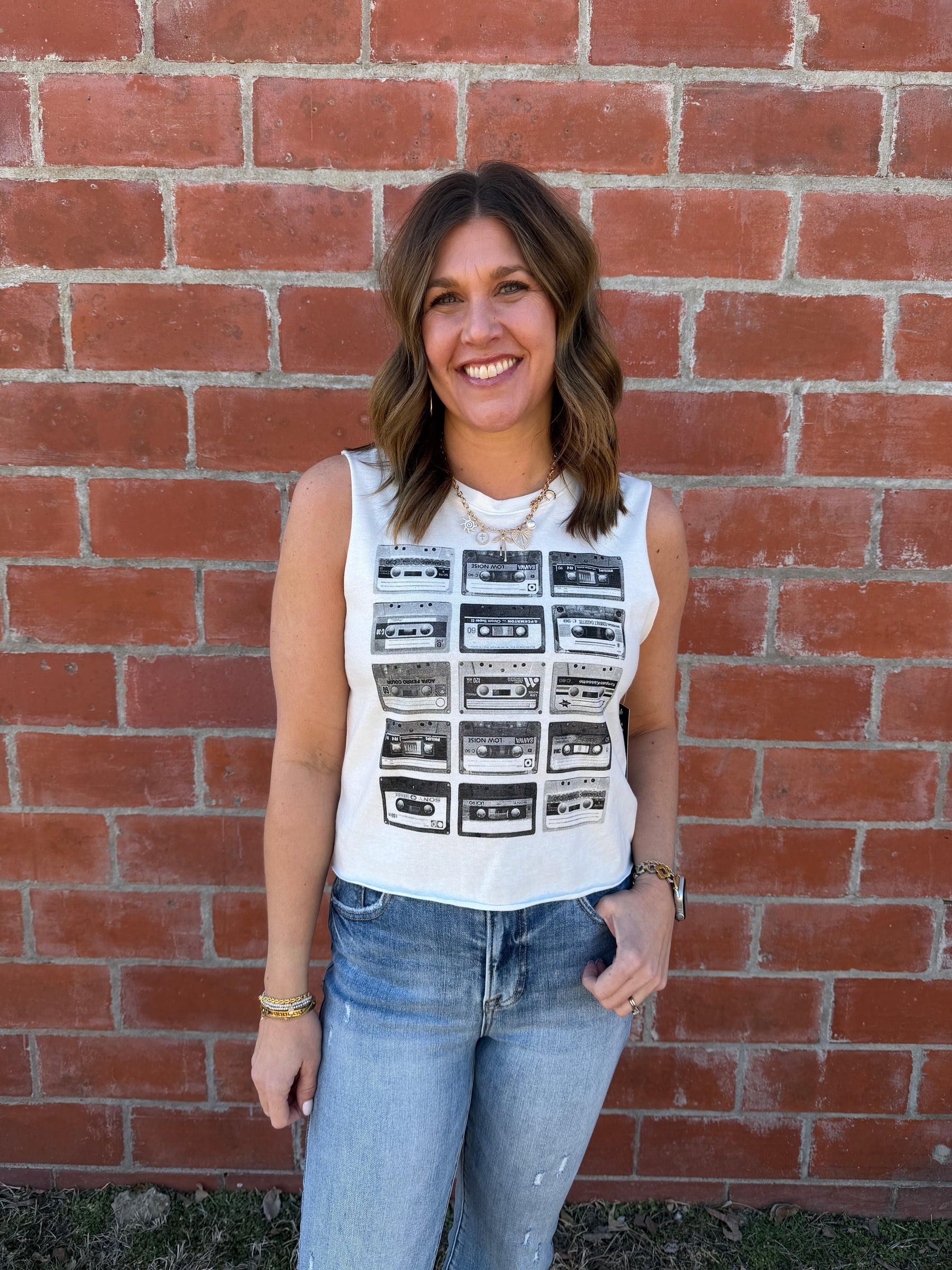 Cassette Tape Muscle Tank