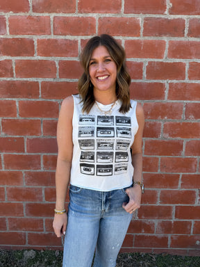 Cassette Tape Muscle Tank