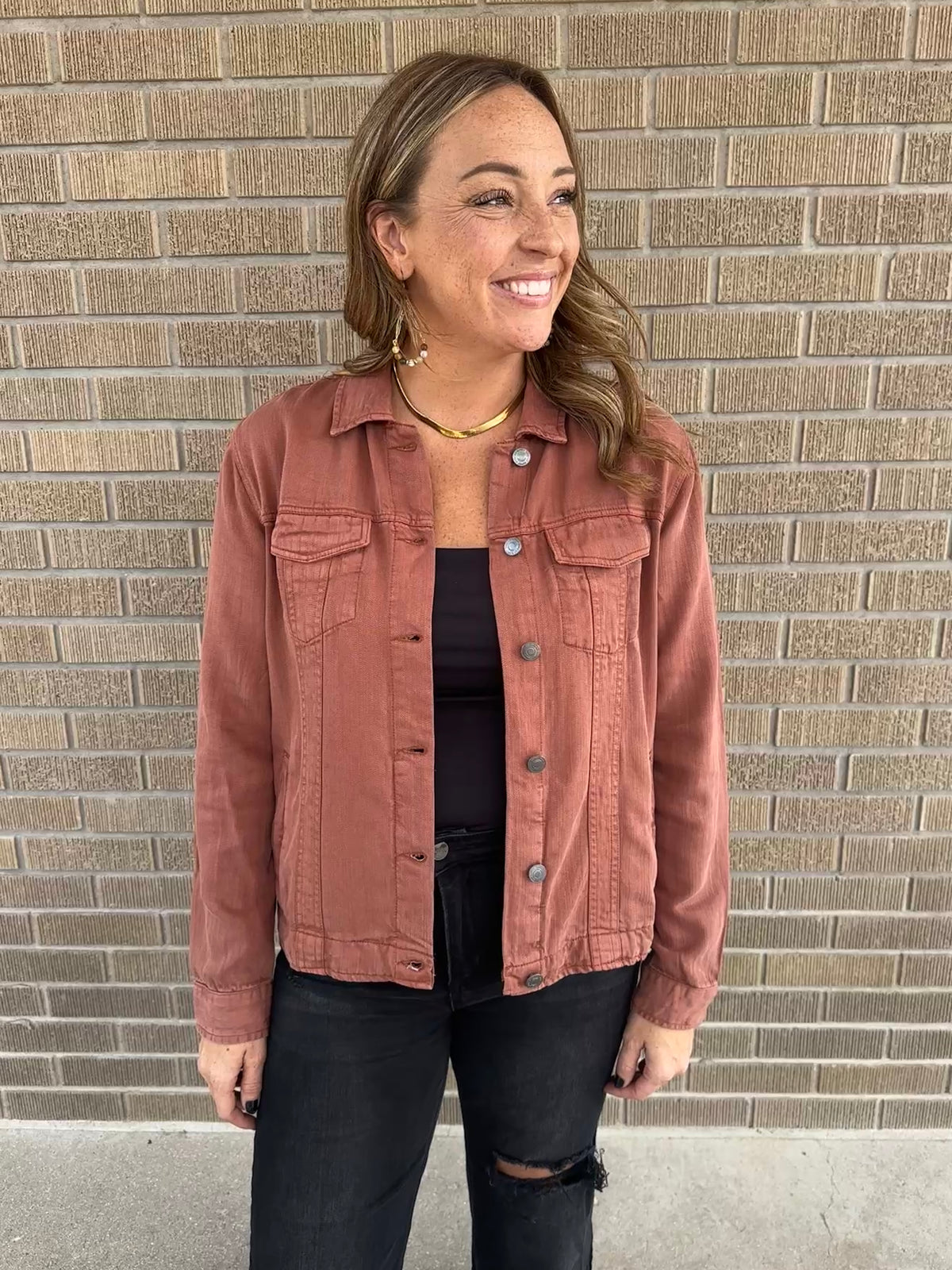 Jackie Jacket - Rustic Brown