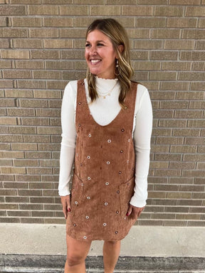 Floral Corduroy Jumper