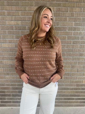 Call Me Maybe Camel Sweater
