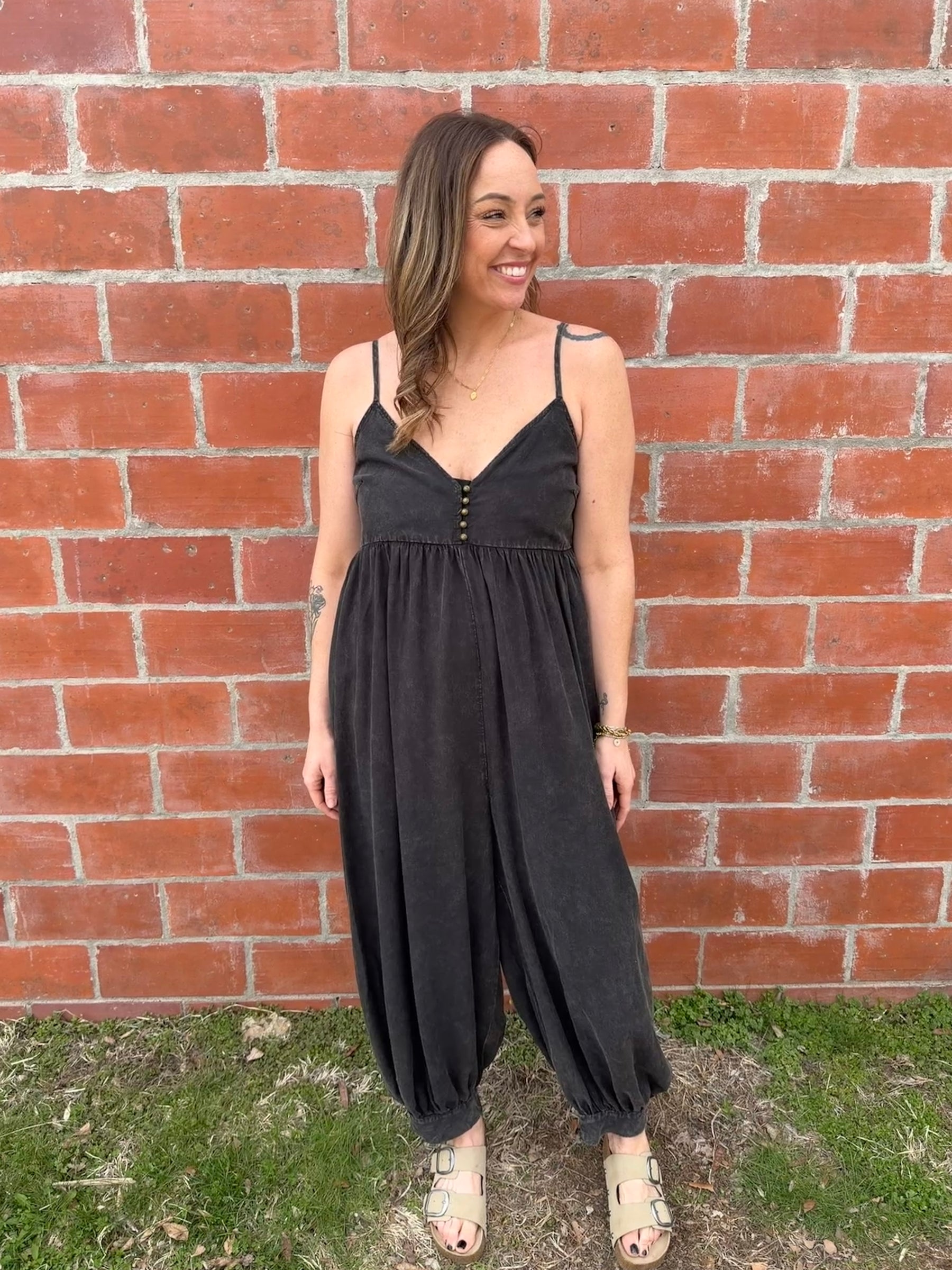 Ash Black Jumpsuit