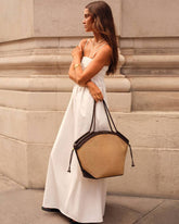 Raffia Large Tote