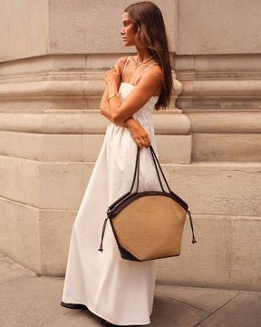 Raffia Large Tote