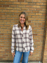 Daphne Shirt - Mauve Rose plaid