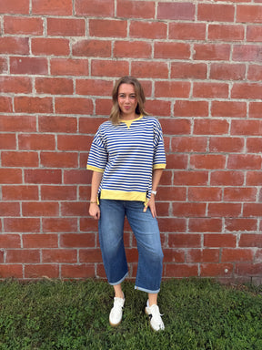 Oversized Stripe Tee