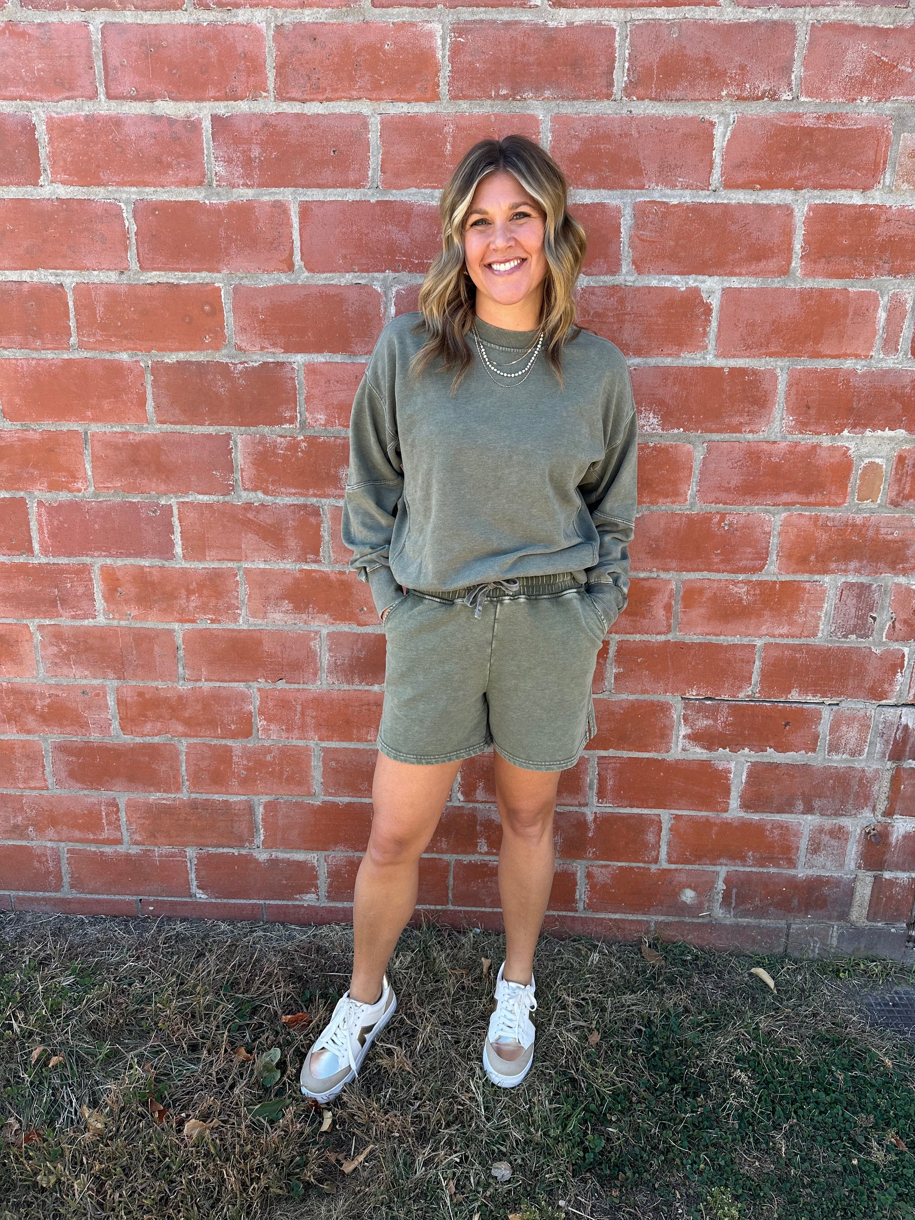 French Terry Top - Olive