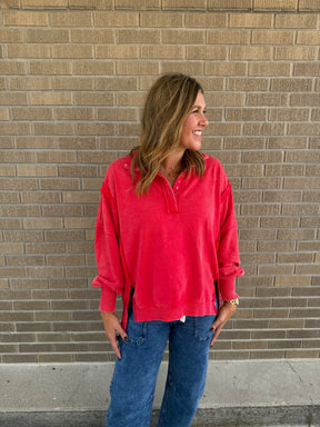 FP Inspired Pullover - Red