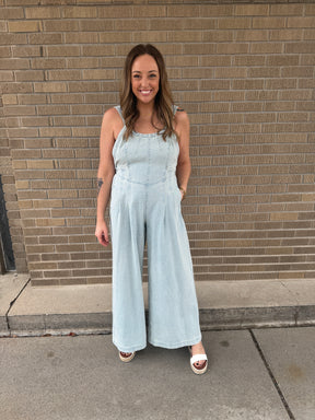 That One Denim Jumpsuit