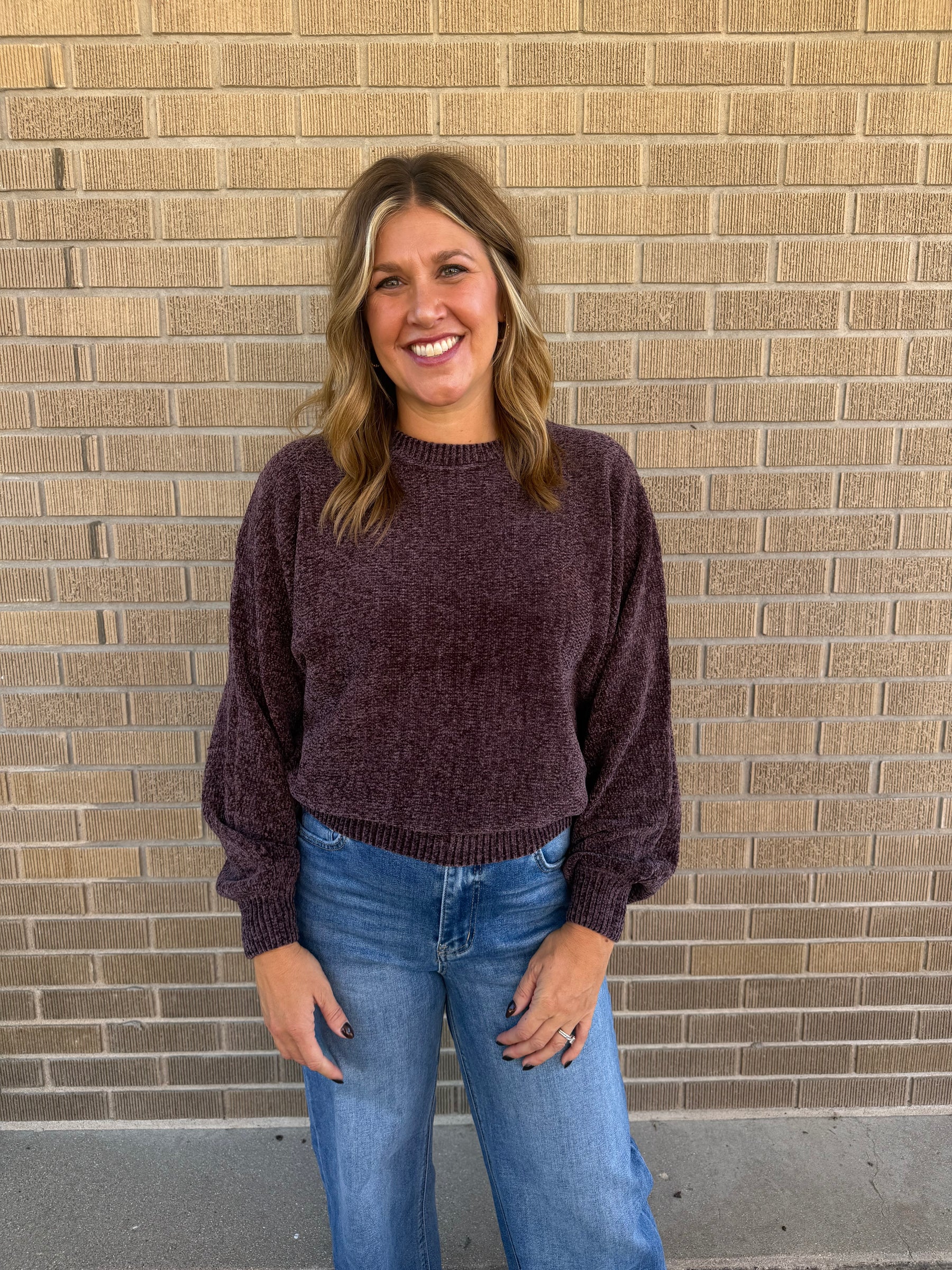 Cocoa Chenille Sweater