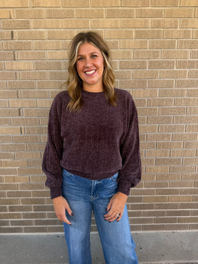 Cocoa Chenille Sweater