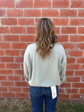 Oversized Lounge Crewneck - Sage