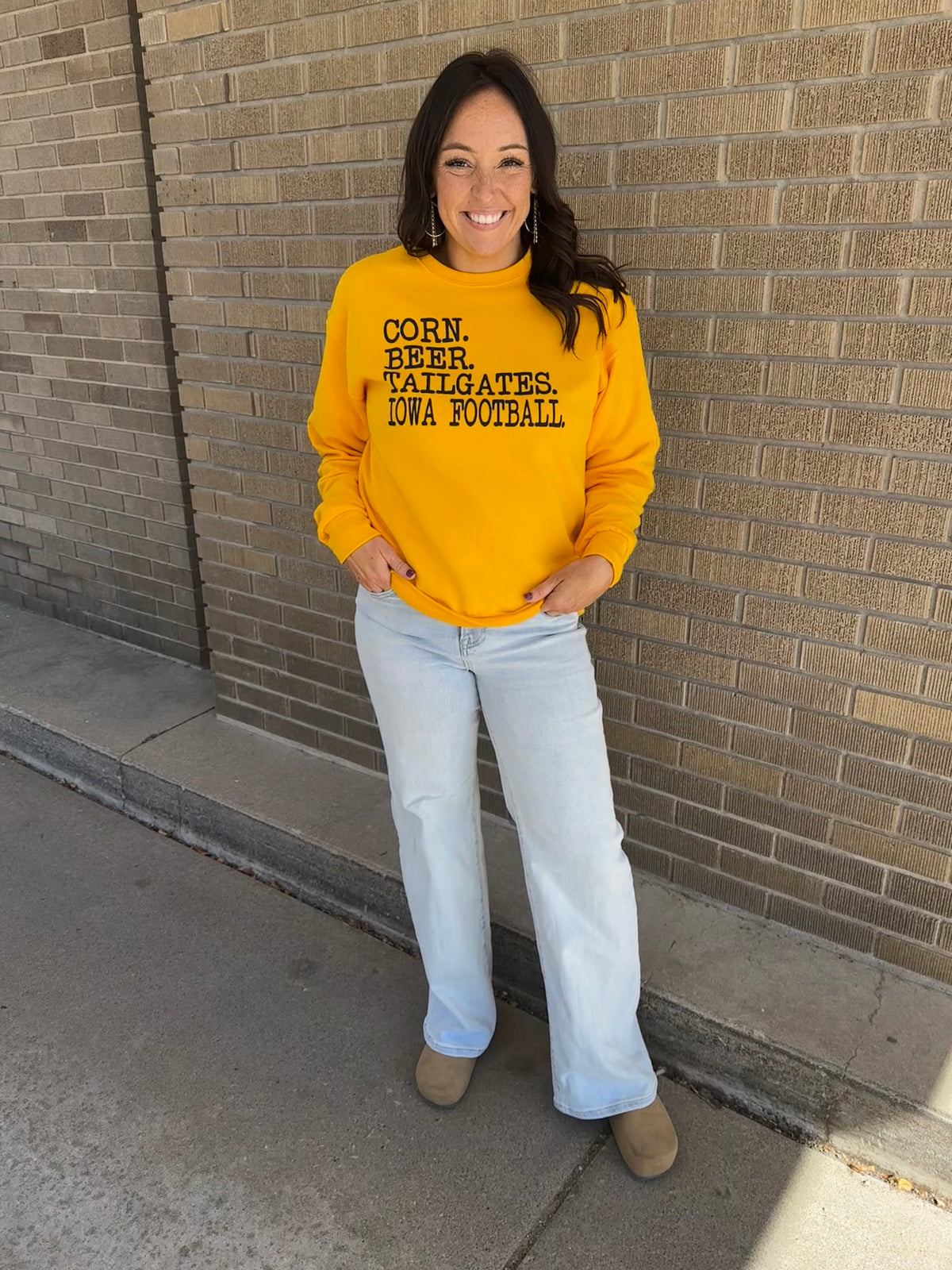 Corn, Beer, Tailgates and Iowa Football Sweatshirt