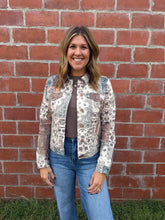 Patchwork Paisley Denim Jacket
