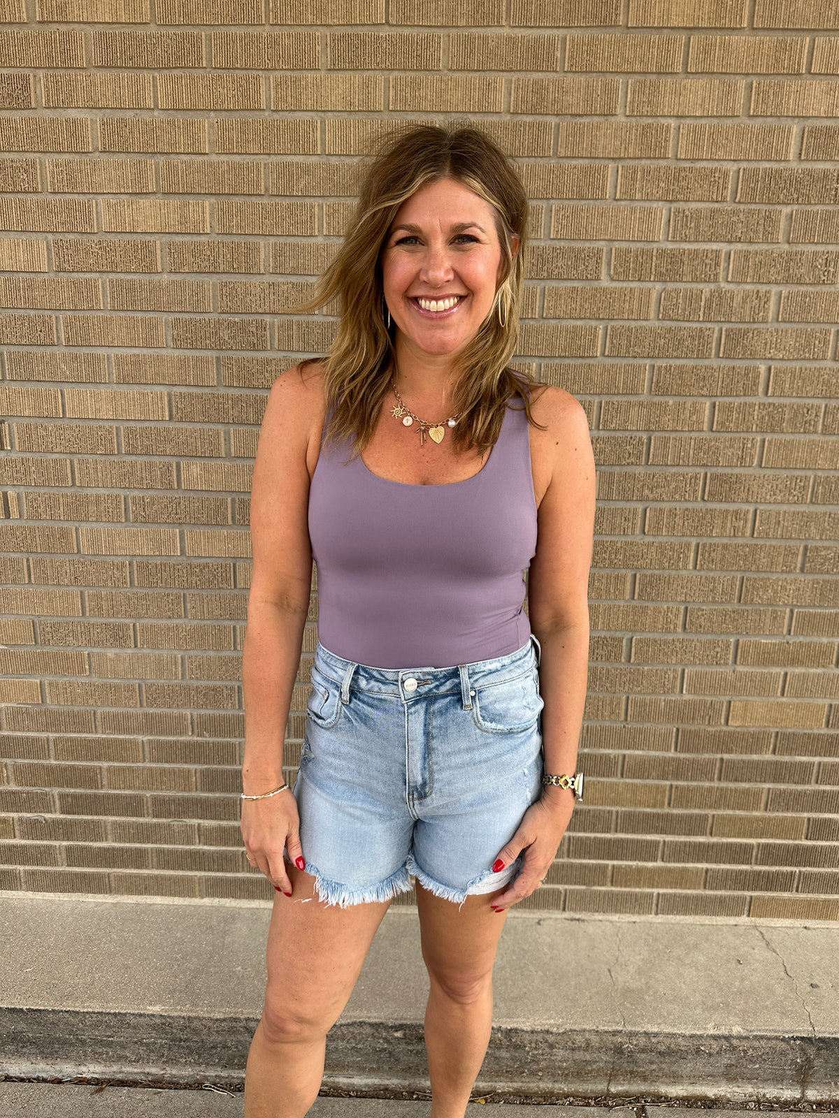 Buttery Soft Bodysuit with Built In