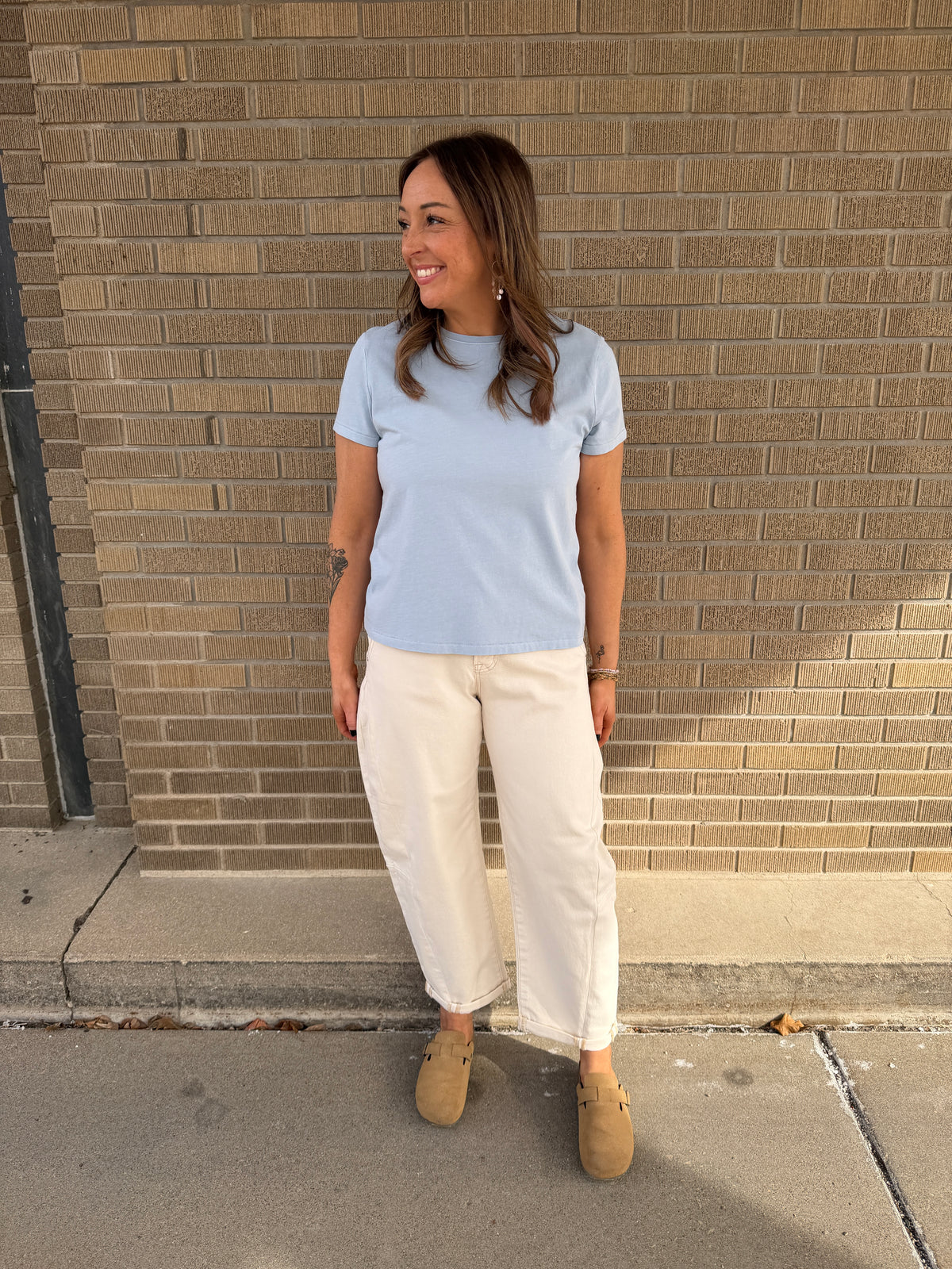 Asher Tee - Powder Blue