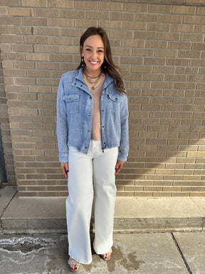 Bone White Whitney Jeans