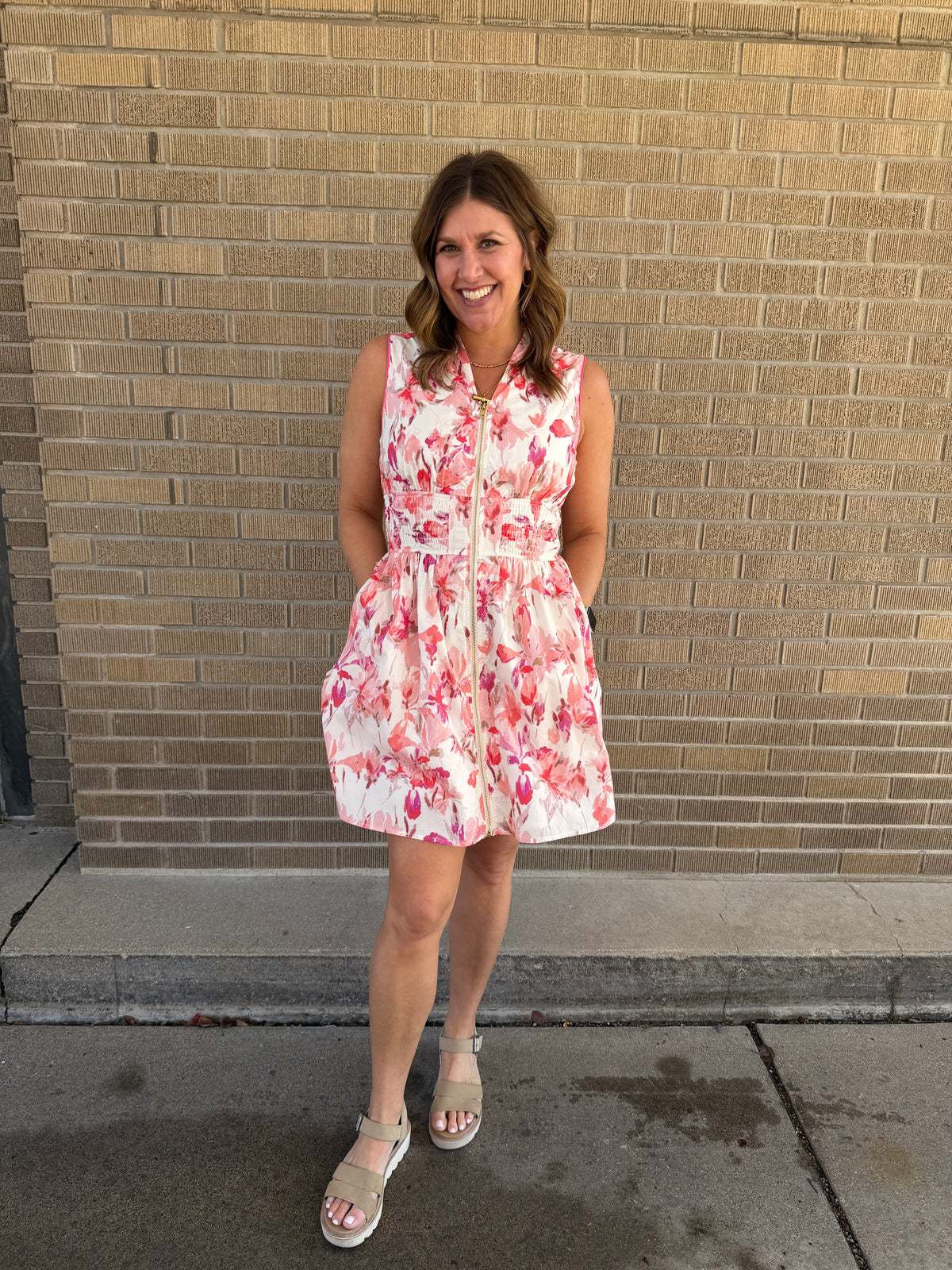 Pretty In Pink Floral Dress