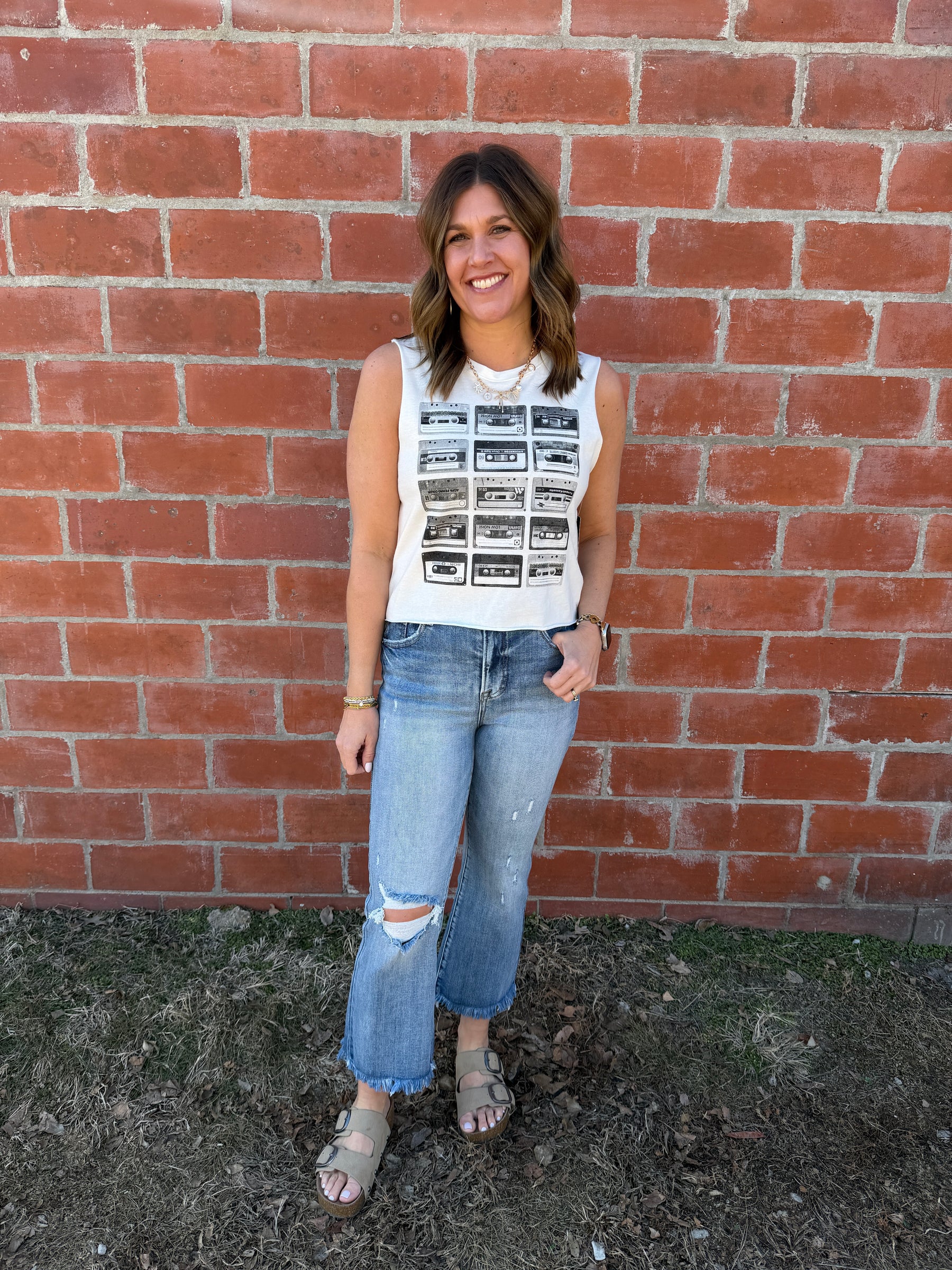 Cassette Tape Muscle Tank