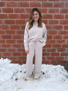 A Touch of Satin Top - Cream