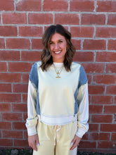 Lemon Cream & Blue Dreams Top