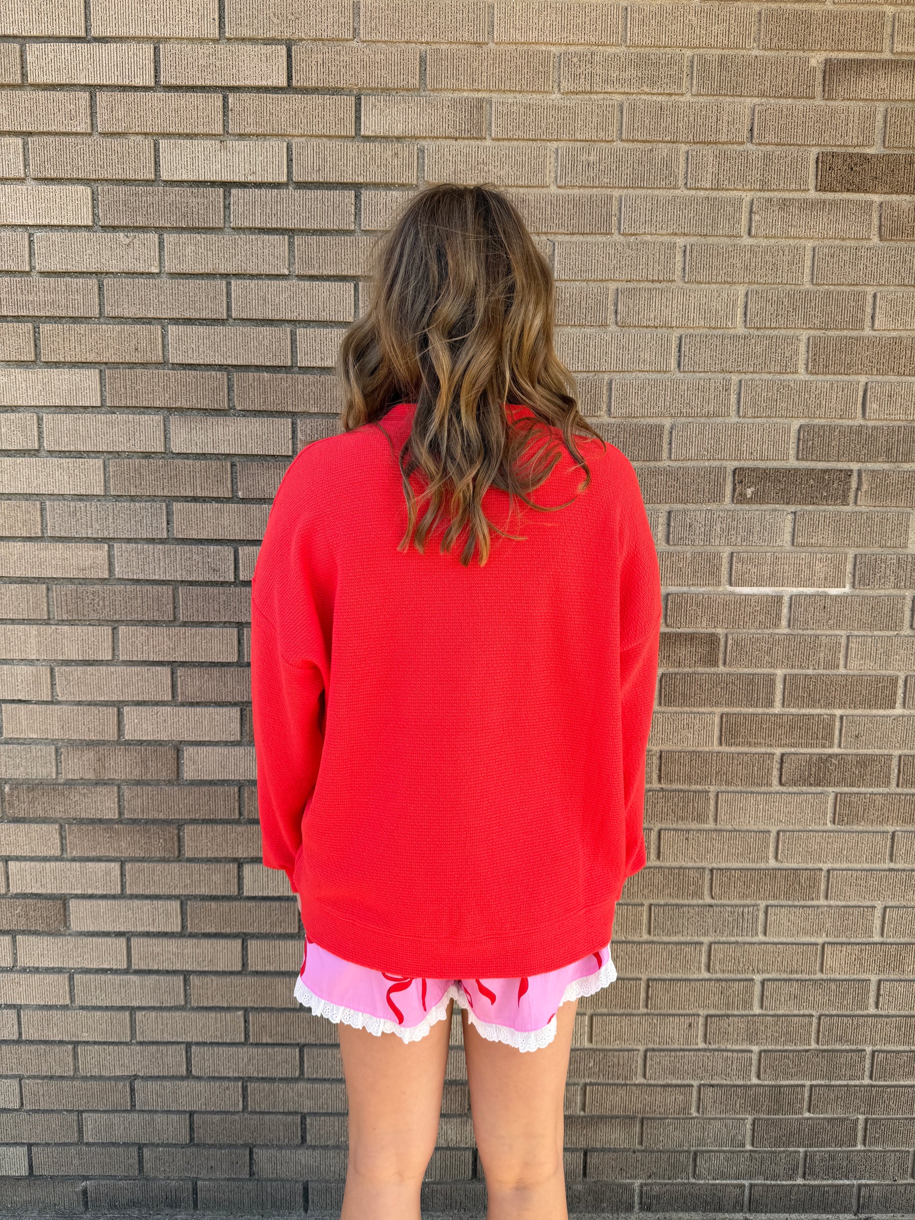 Cloudy Knit Jolly Graphic Top